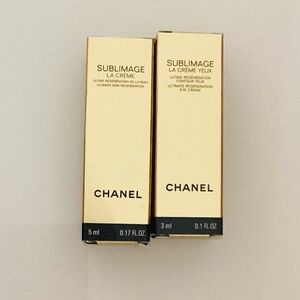 CHANEL Sublimage La Crème and Eye Cream Set - Cream Packaging